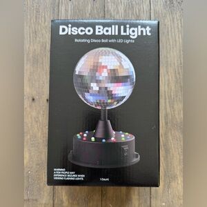 Disco Ball Light Rotating LED Party Light - Black